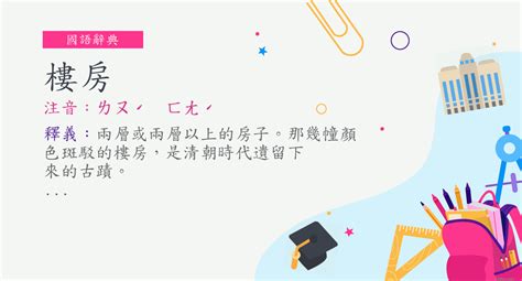 樓房意思|詞:樓房 (注音:ㄌㄡˊ ㄈㄤˊ) 